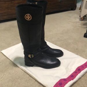Tory Burch knee high leather boots